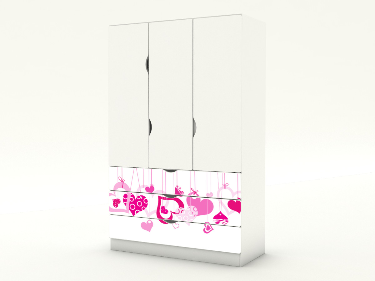 Becks skriňa 120 Srdiečka